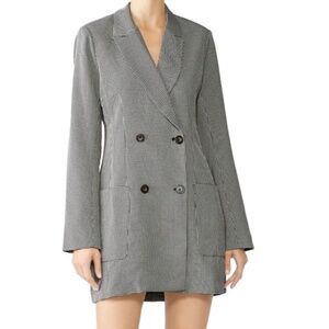 ASTR herringbone blazer dress